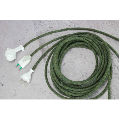 bawełniany kabel w oplocie naturalnym